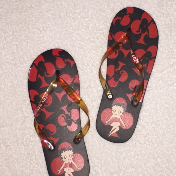 Betty Boop Flip Flop Sandal Thong - Picture 3 of 4